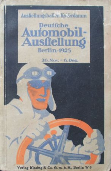 "Deutsche Automobil-Ausstellung" 1925 Automobile-Exhibition-Catalog Berlin (8896)